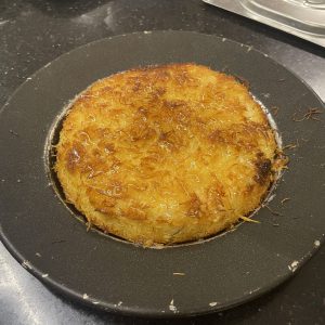 Kunafa with cream كنافة بالقشطة