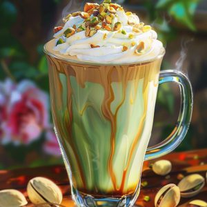 Pistachio Latte Hot بيستاشيو لاتيه حار